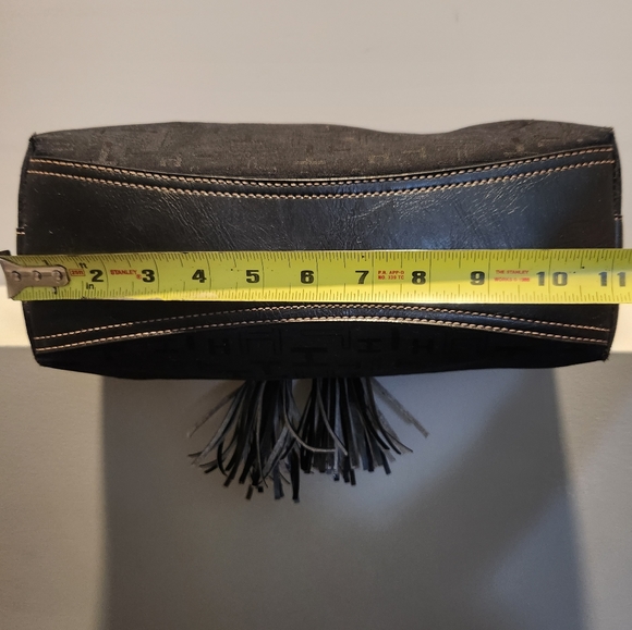 Vintage Tommy Hilfiger Black Shoulder Purse - Picture 5 of 9